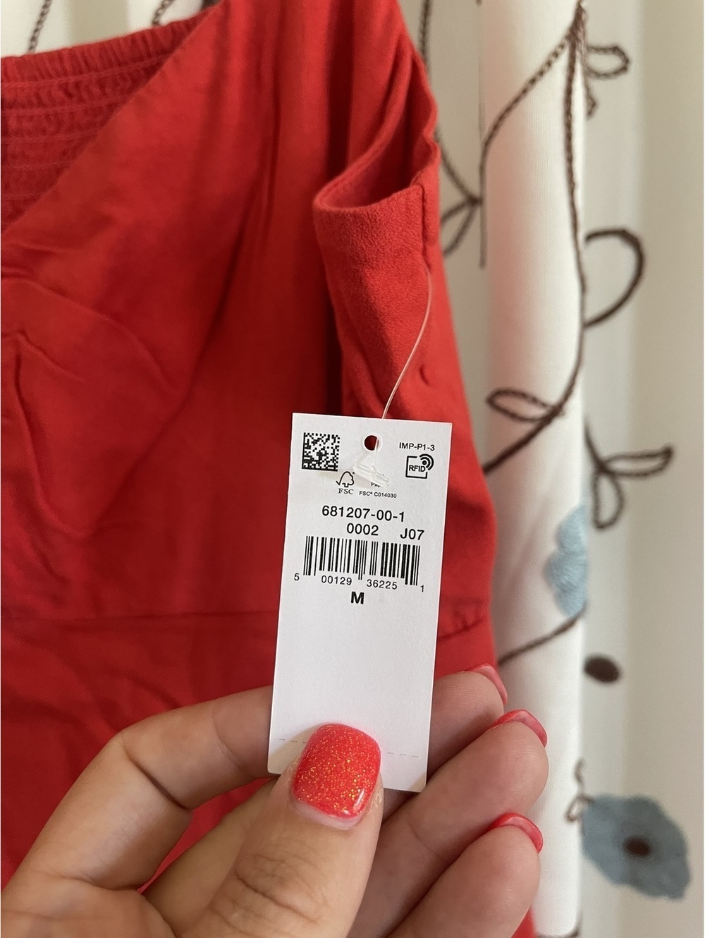 New With Tags | Old Navy | Sz M | sleeveless tie-front smocked-back dress - Picture 5 of 6